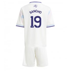 Aston Villa Jadon Sancho #19 Tredje Kläder Barn 2025-26 Kortärmad (+ Korta byxor)